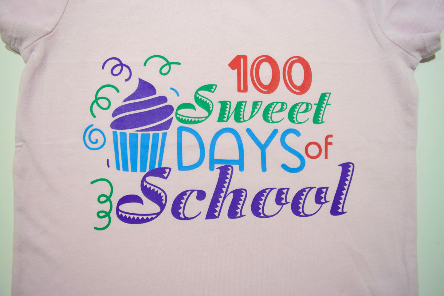 100 Sweet Days Of School | Kids T-shirt | 100 % Cotton