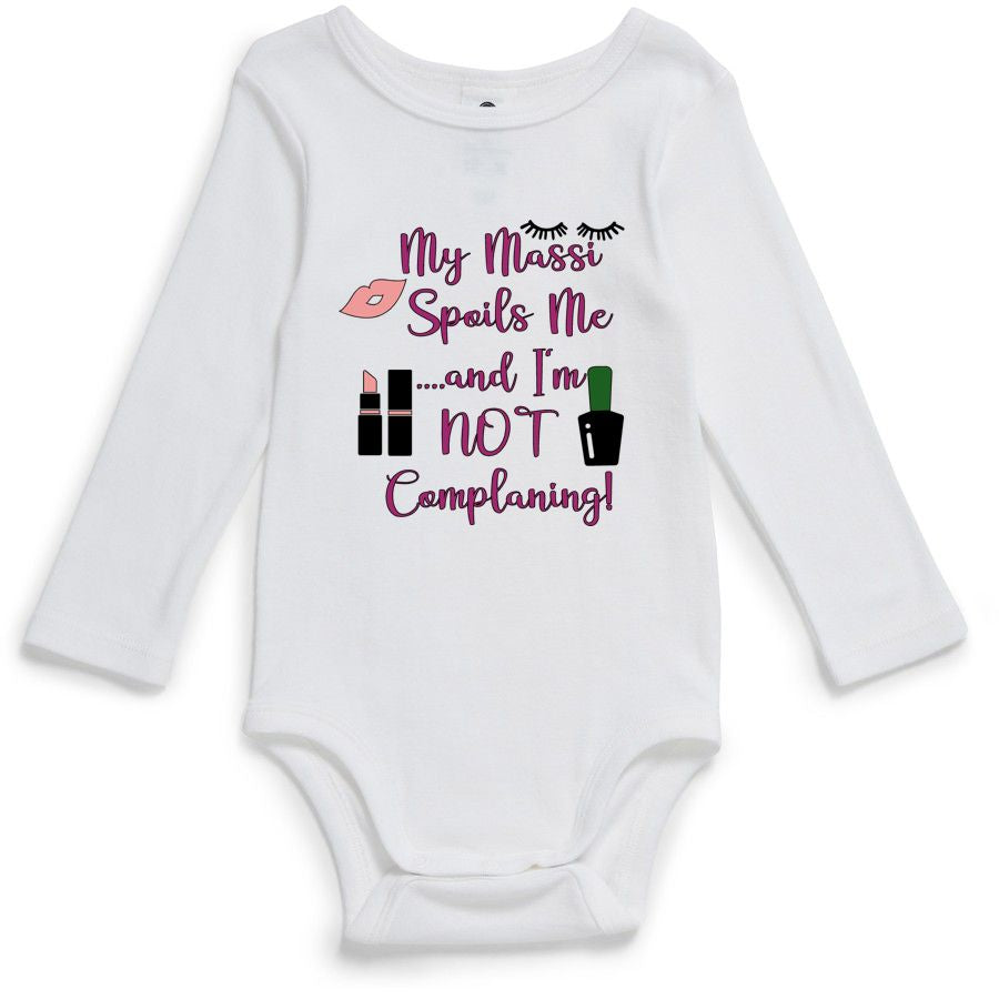 My Maasi Spoils Me | Baby Romper | 100% Cotton
