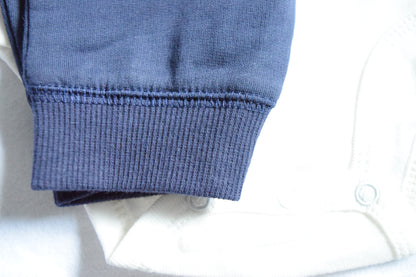 3-piece Fire Truck Zip-Up Hooded romper set | 100% Cotton