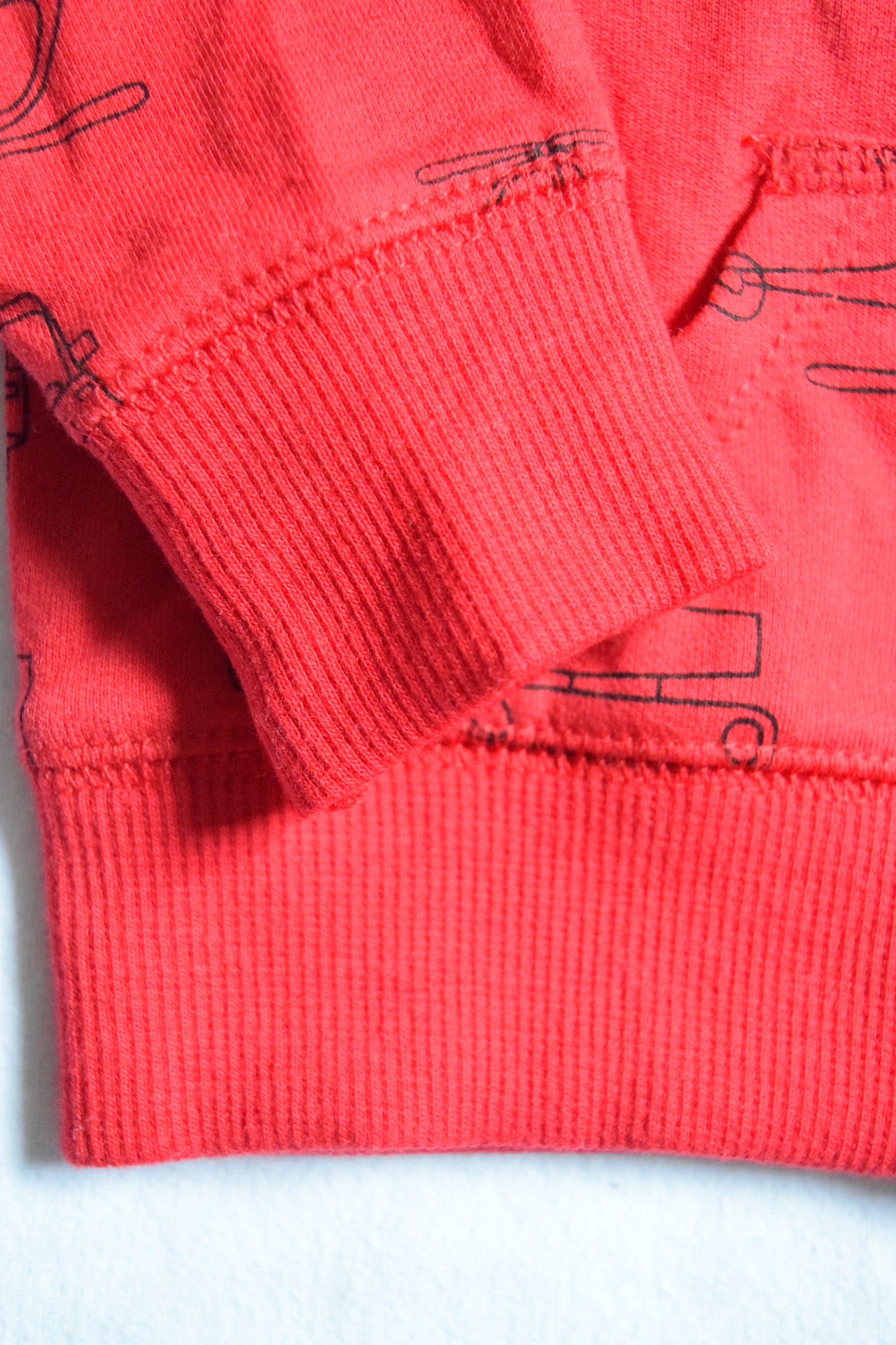 3-piece Fire Truck Zip-Up Hooded romper set | 100% Cotton