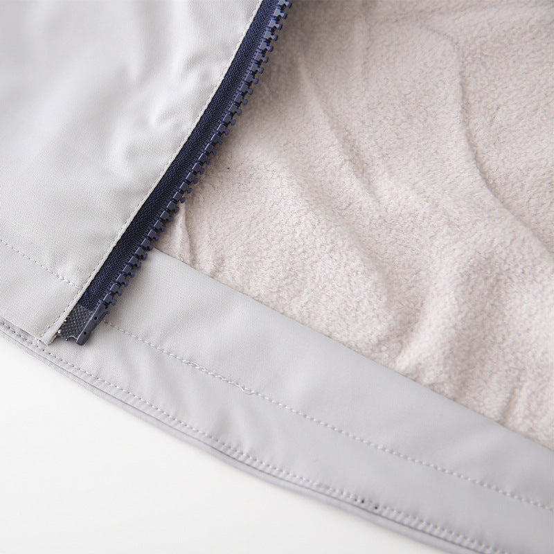 Cozy Zip-Up Winter Jackets For Toddlers And Kids | Gray