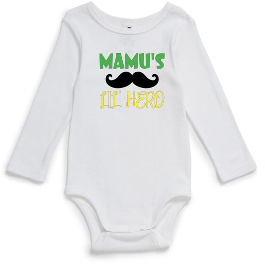 MAMU'S LITTLE HERO | Baby Bodysuit