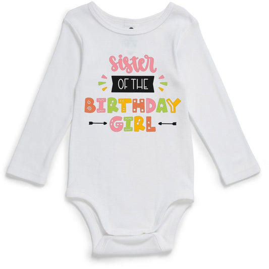 SISTER OF THE BIRTHDAY GIRL | Baby Bodysuit